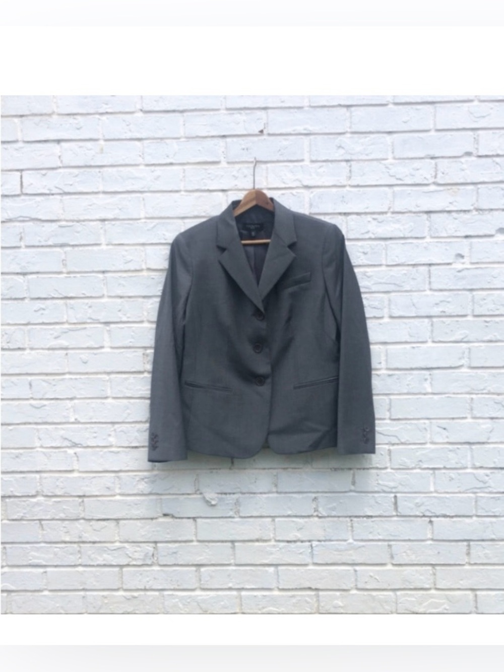 Womens Gray Talbots Blazer
